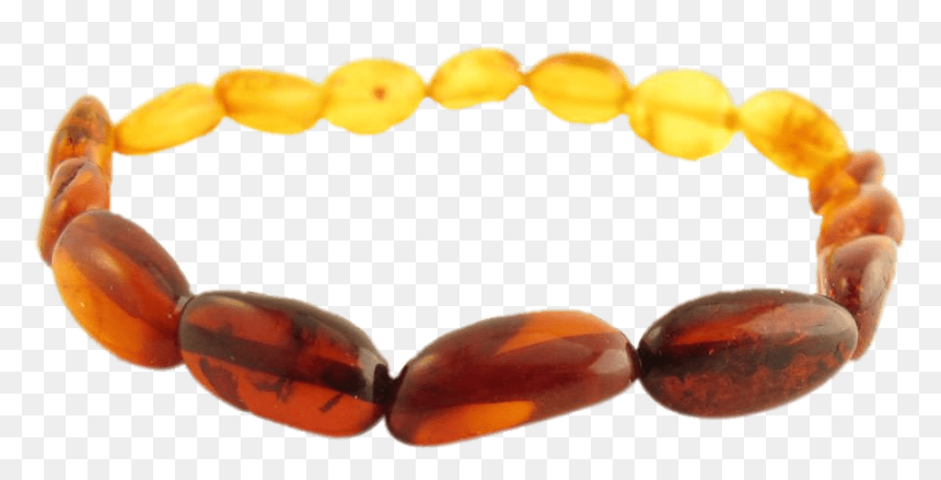 Amber Beads Bracelet - Pulsera Png, Transparent Png - bead png