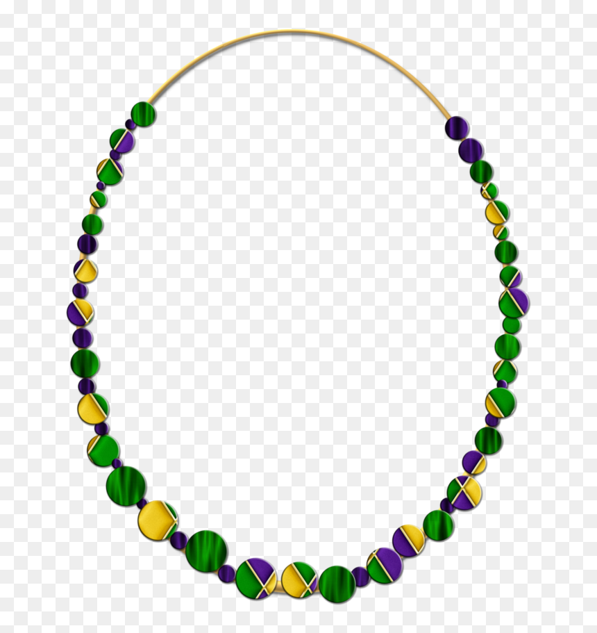 Mardi Bead Gras Lundi Throws Free Transparent Image - Mardi Gras Beads Png, Png Download - bead png