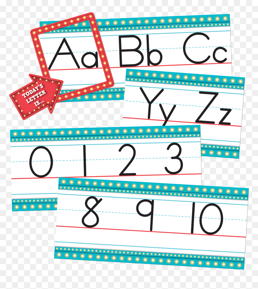 Bulletin Board Alphabet Line, HD Png Download - movie marquee png