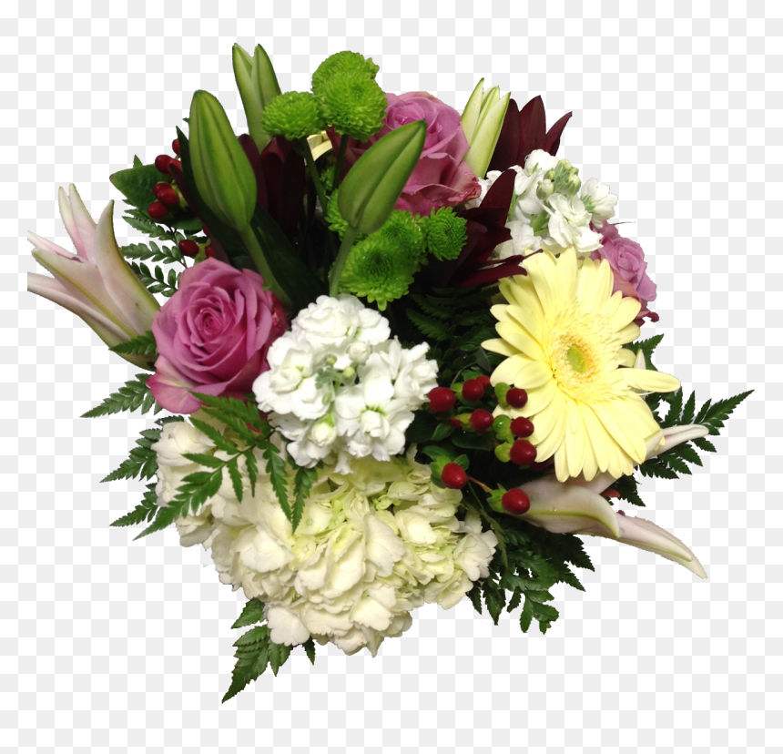 Bouquet, HD Png Download - flower arrangement png