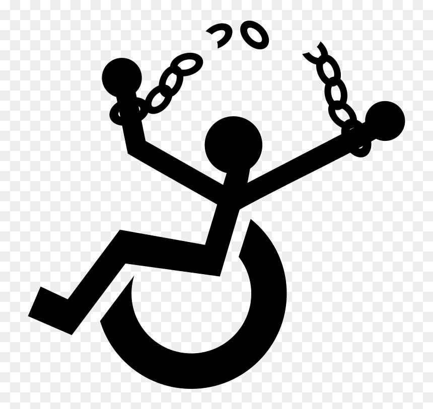 Against Ableism - Dibujos De La Discriminación, HD Png Download - breaking chains png