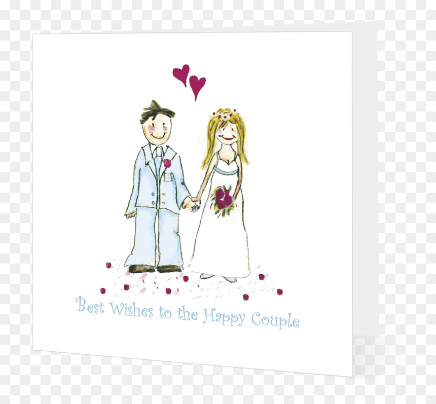 Wedding Couple - Have A Groovy Birthday, HD Png Download - wedding couple cartoon png