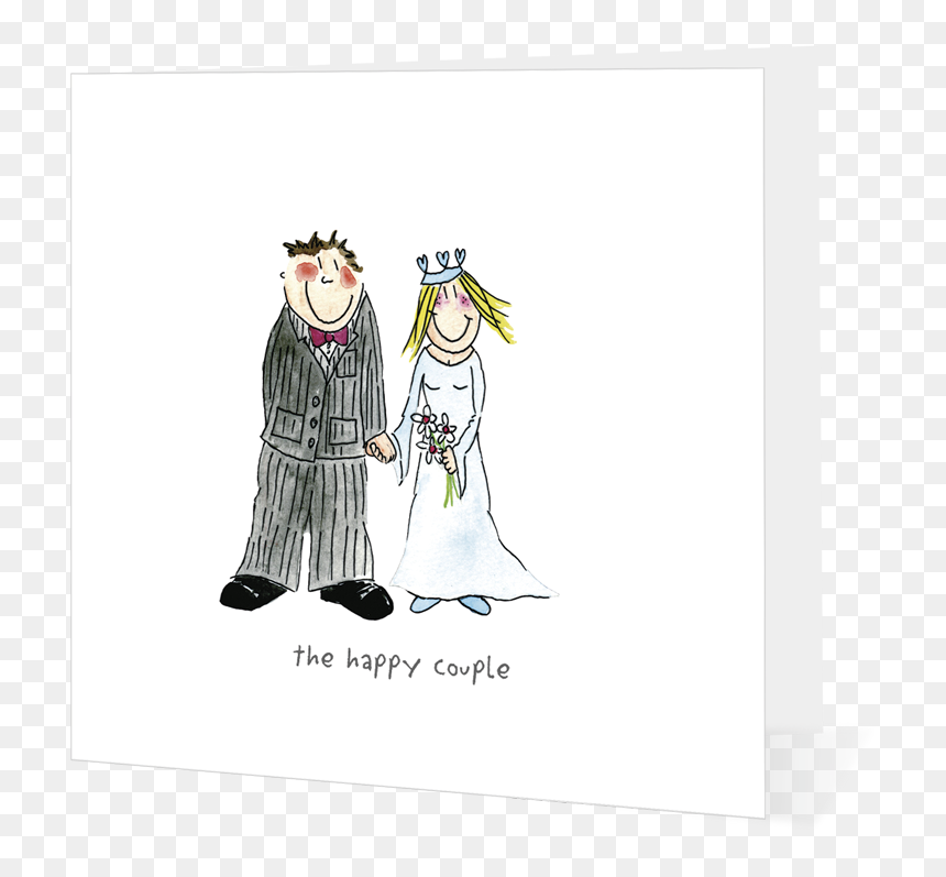 Wedding Couple - Tying The Knot Couple, HD Png Download - wedding couple cartoon png