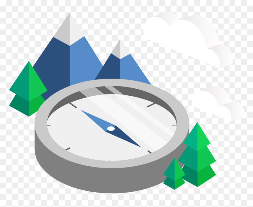 Registered Agent Compass Graphic, HD Png Download - registered icon png