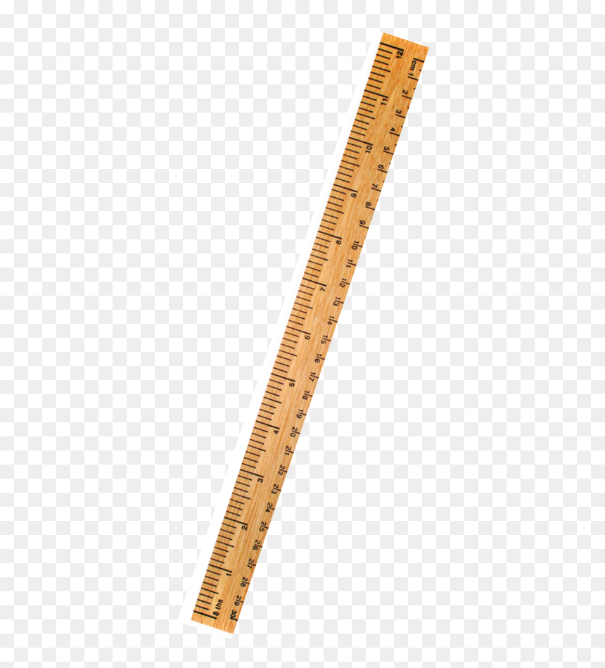 Wooden Ruler Education Supplies Ruler Wooden Ruler - Clip Art, HD Png Download - scale ruler png