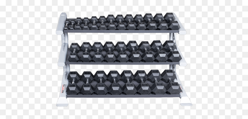Pro Clubline Dumbbell Racks - Body Solid Sdkr1000db, HD Png Download - gym dumbbells png
