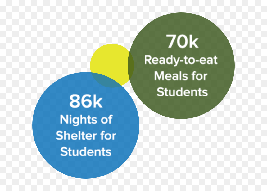 86k Nights Of Shelter For Students - Circle, HD Png Download - petsmart png