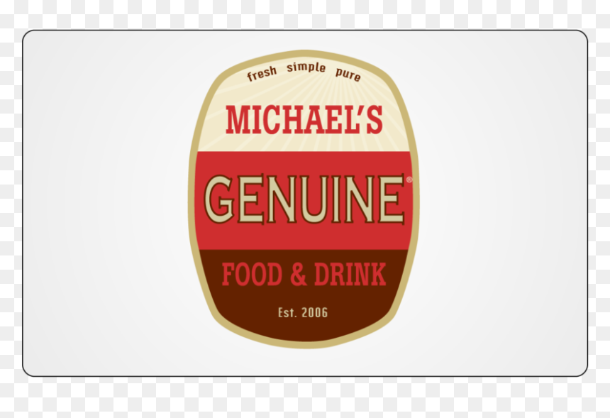 Michaels Genuine, HD Png Download - michaels logo png