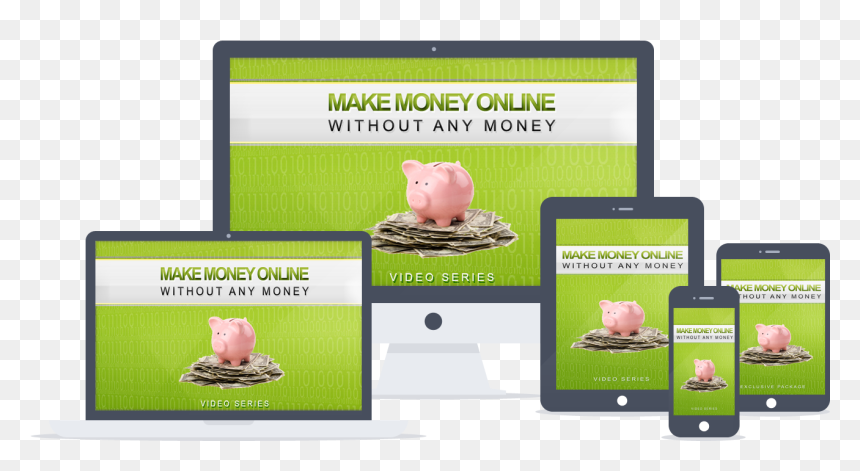Make Money Online When You’re Broke Done For You Lead - Responsive Web Design Icon, HD Png Download - make money online png