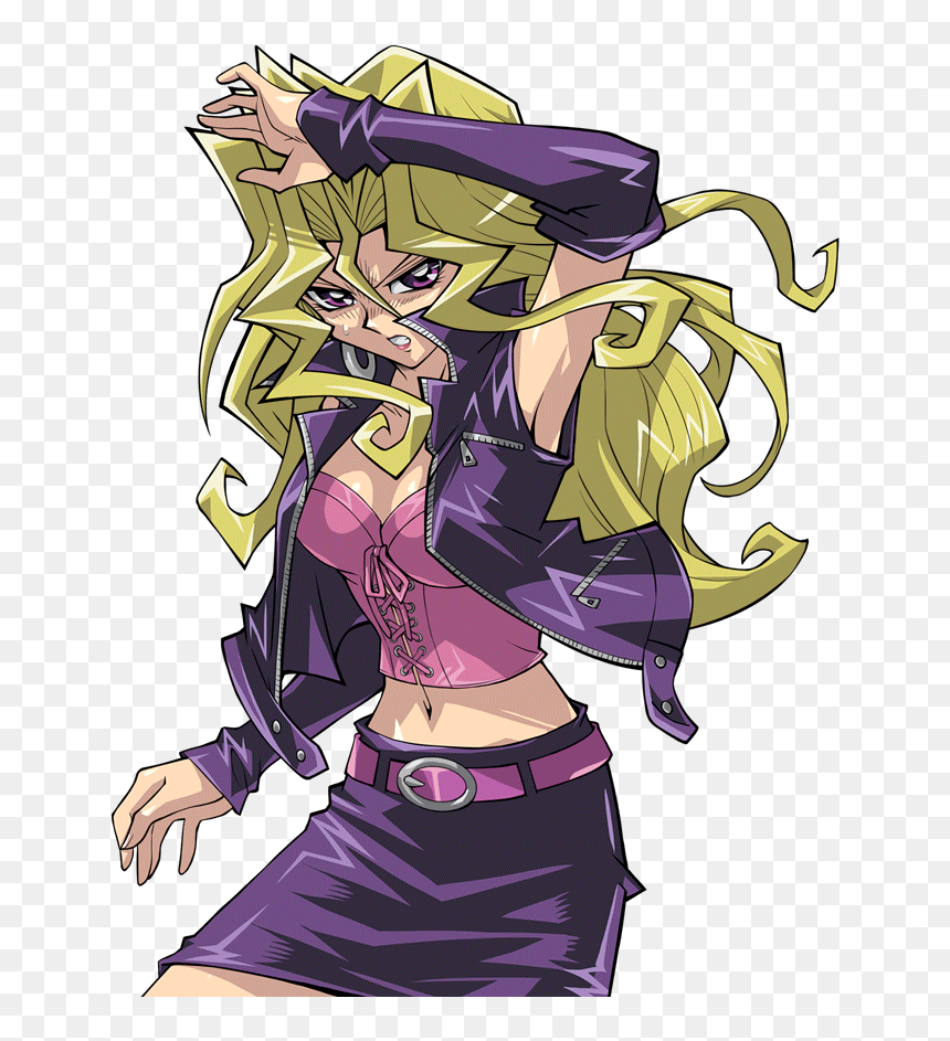 Transparent Yugioh Hair Png - Yu Gi Oh Mai Valentine, Png Download - kuriboh png