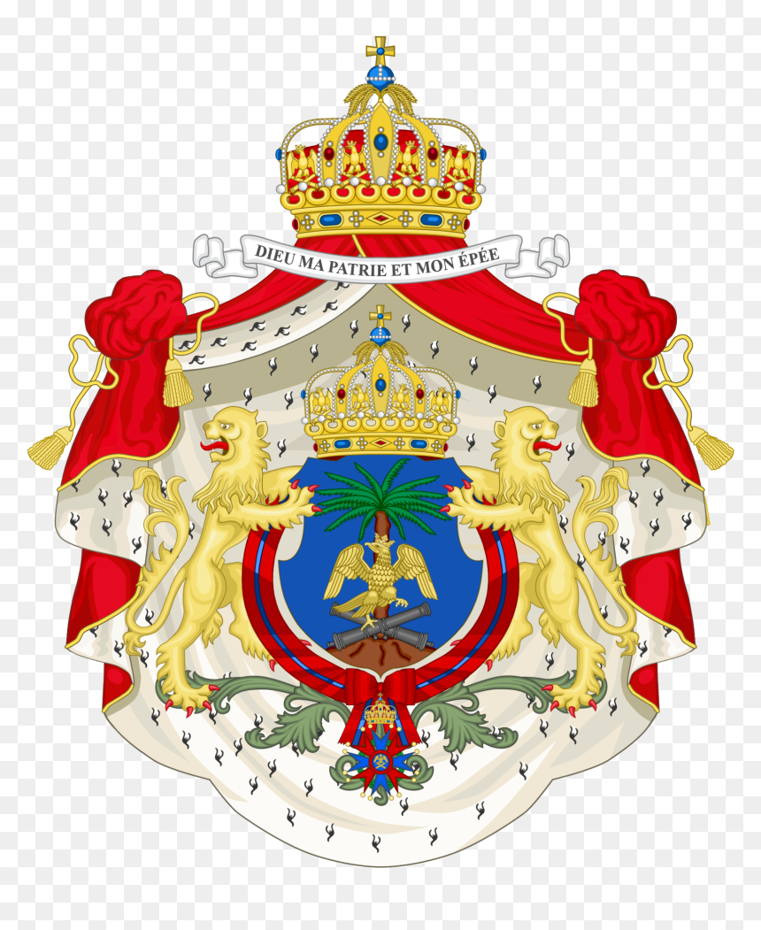 Flag, Coat Of Arms - Imperial Coat Of Arms Of Haiti, HD Png Download - haiti png