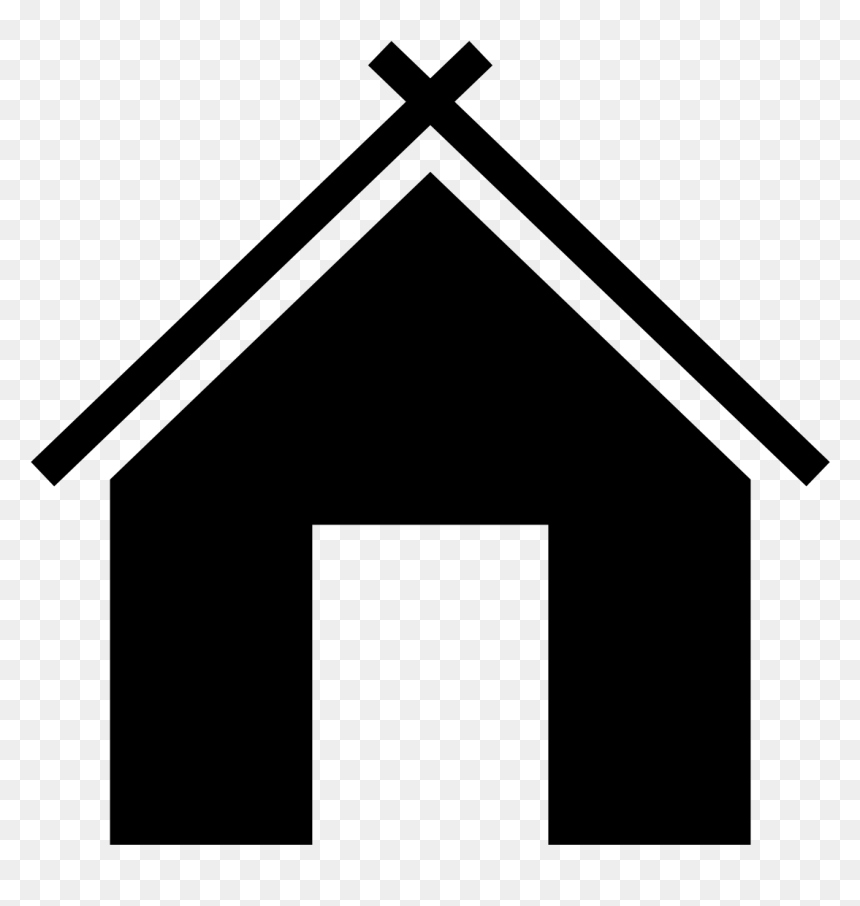 Tint A House Log Cabin Glass Camping Selema Clip Art - Home Icon Vectors Free Download, HD Png Download - tint png