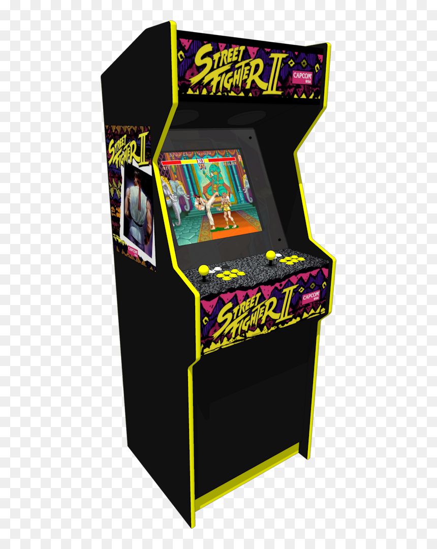 Street Fighter Arcade Png, Transparent Png - pinball machine png
