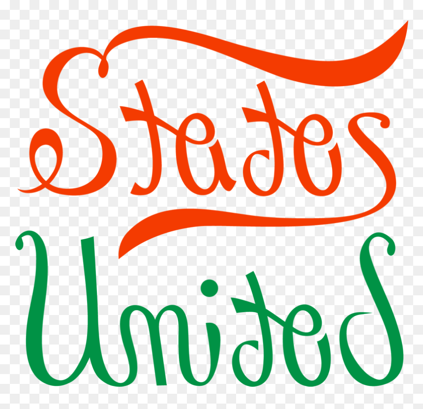 United Estados - Calligraphy, HD Png Download - estados unidos png