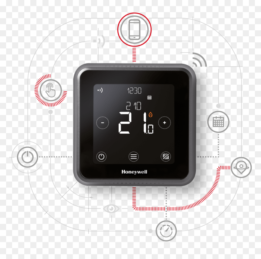 Lyric T6 Series - Honeywell Thermostat Banner, HD Png Download - honeywell png