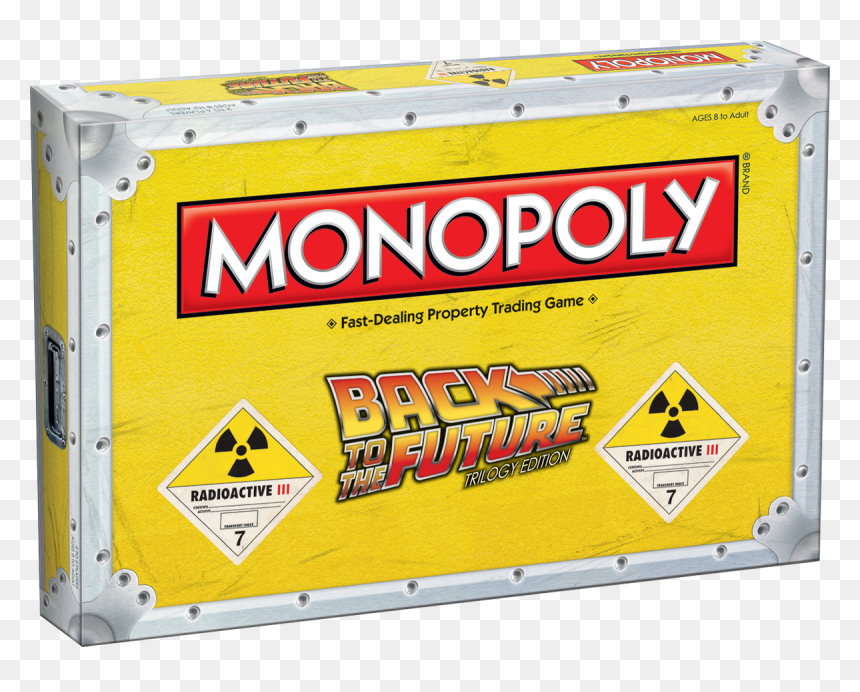 Transparent Monopoly Guy Png - Monopoly Back To The Future Trilogy Edition Board Game, Png Download - monopoly guy png