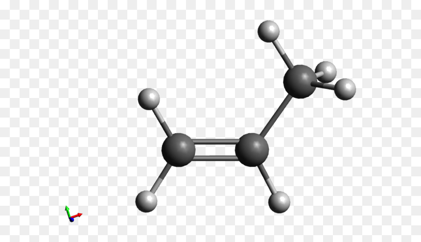 13mar - Honeywell - Propene Ball And Stick Model, HD Png Download - honeywell png