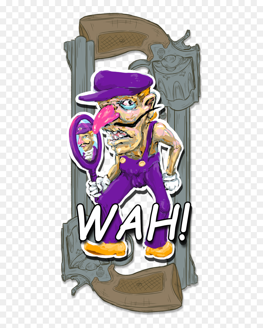 Xbl6hkt - Cartoon, HD Png Download - waluigi face png