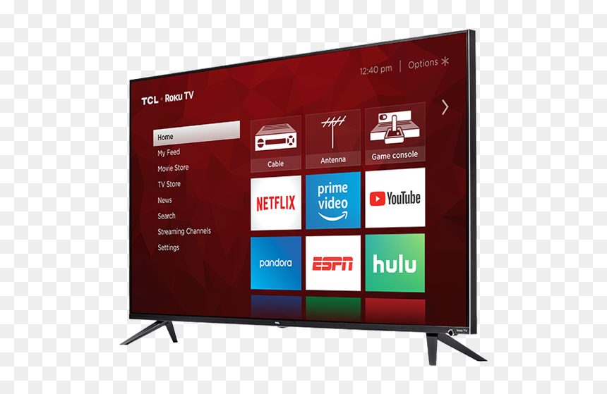 Tcl Roku Tv 6 Series 75 Inch - Tv Tcl 49 Smart, HD Png Download - sound bars png