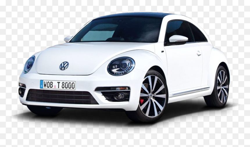 White Volkswagen Beetle Png Car Image - 2014 Volkswagen New Beetle, Transparent Png - montage png