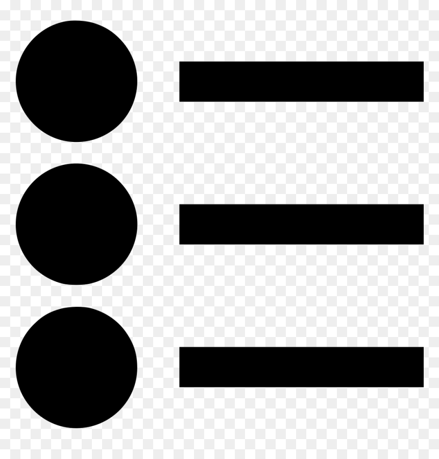 List Bullets - Circle, HD Png Download - blue bullets icon png