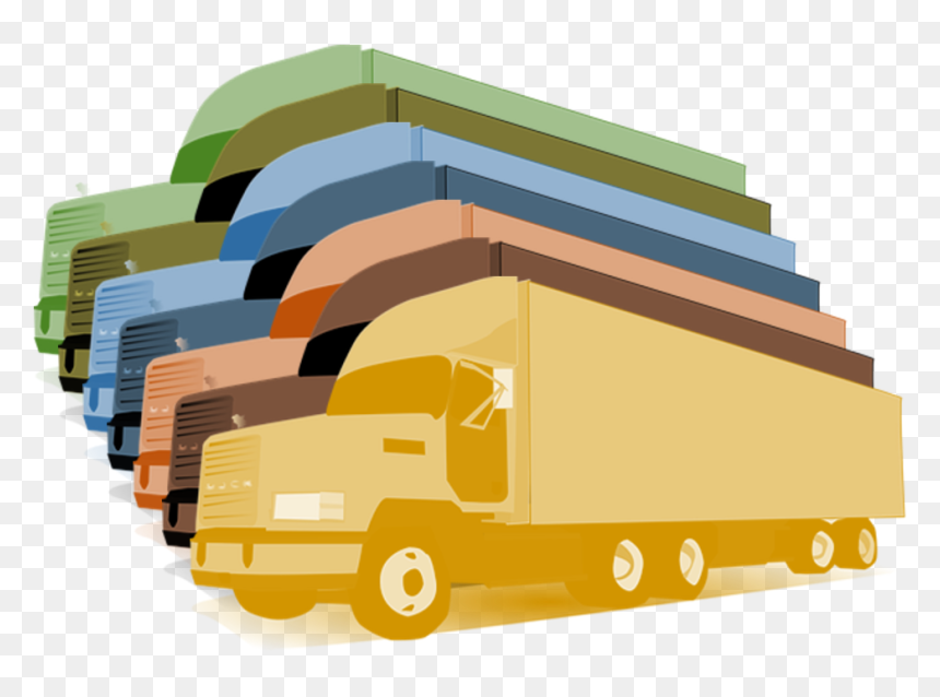 18 Wheeler Clip Art, HD Png Download - fedex truck png