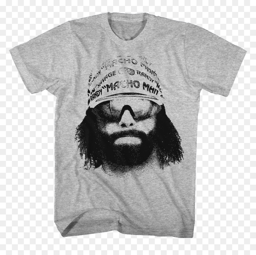 Macho Man Picture Shirt - Denver Dinosaur T Shirt, HD Png Download - macho man randy savage png