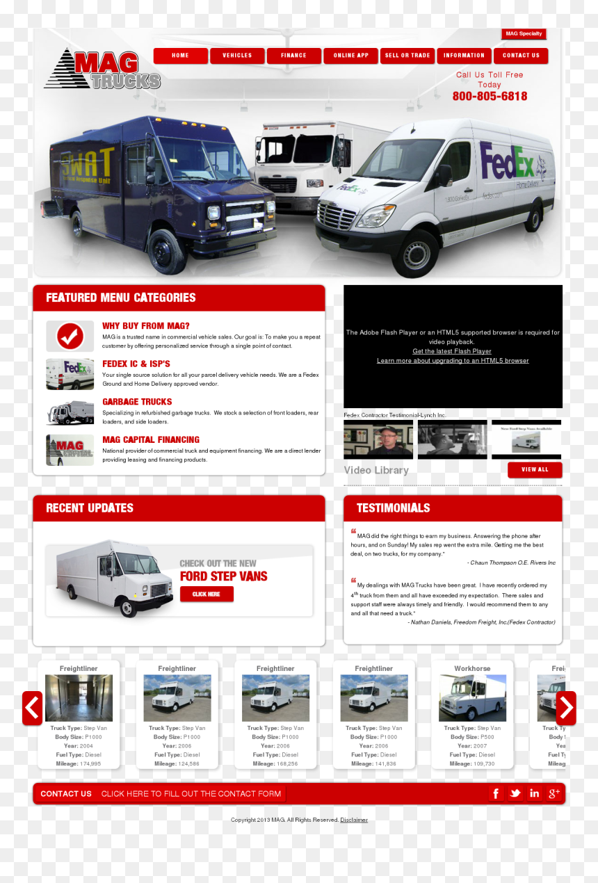 Commercial Vehicle, HD Png Download - fedex truck png