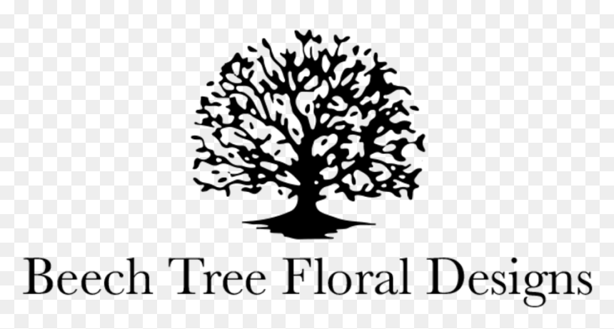 Beech Tree Floral Designs - Tree Floral, HD Png Download - black floral design png