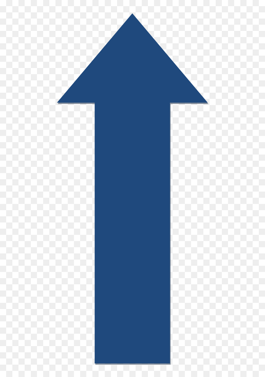 Blue Upwards Arrow, HD Png Download - upward arrow png