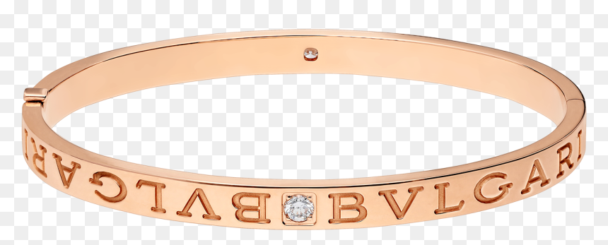 White Gold Bracelet With Zirconia, HD Png Download - gold bangle png