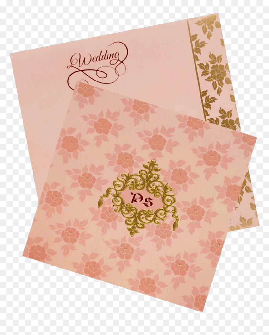 The Wedding Card, HD Png Download - marriage card design png