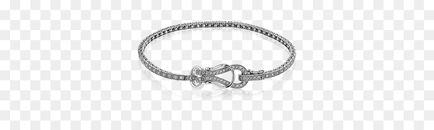 18k White Gold Bracelet The Diamond Shop, Inc - Tipton's Fine Jewelry, HD Png Download - gold bangle png