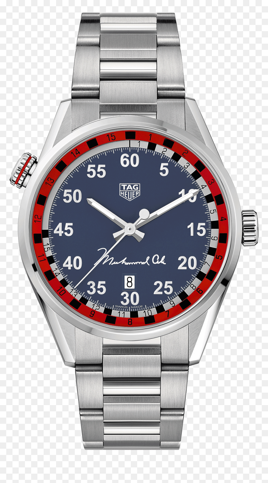 Tag Heuer Carrera 43mm Muhammad Ali Steel Gents Watch - Tag Heuer Muhammad Ali, HD Png Download - gents png