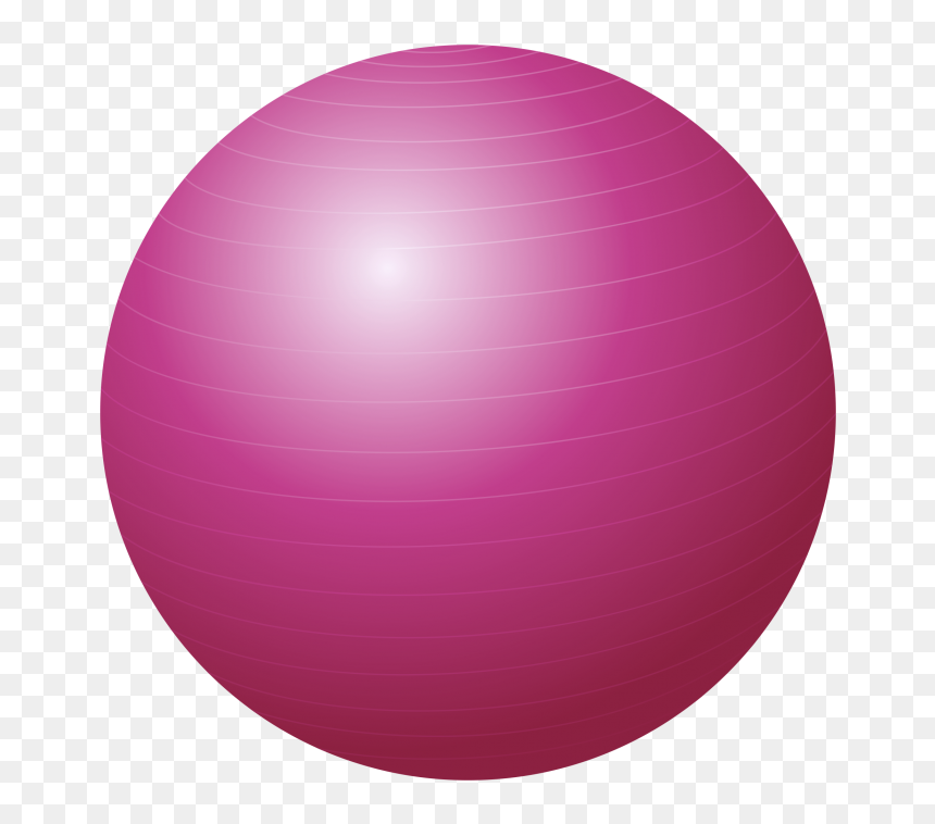 Gym Ball On Transparent Background Png Image Free Download - Sphere, Png Download - ball png transparent background