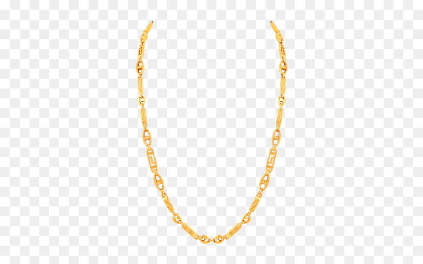 Necklace, HD Png Download - gold ornaments chain png