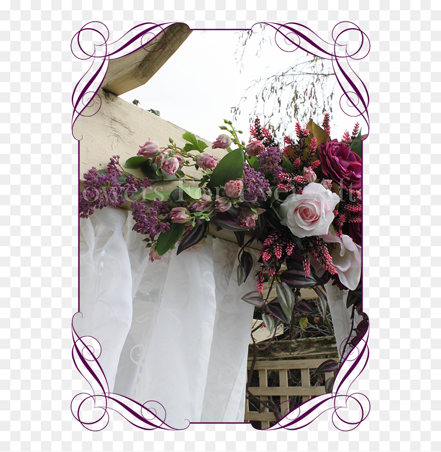 Clip Art Floral Garland Wedding - Flower Bouquet, HD Png Download - wedding malai png