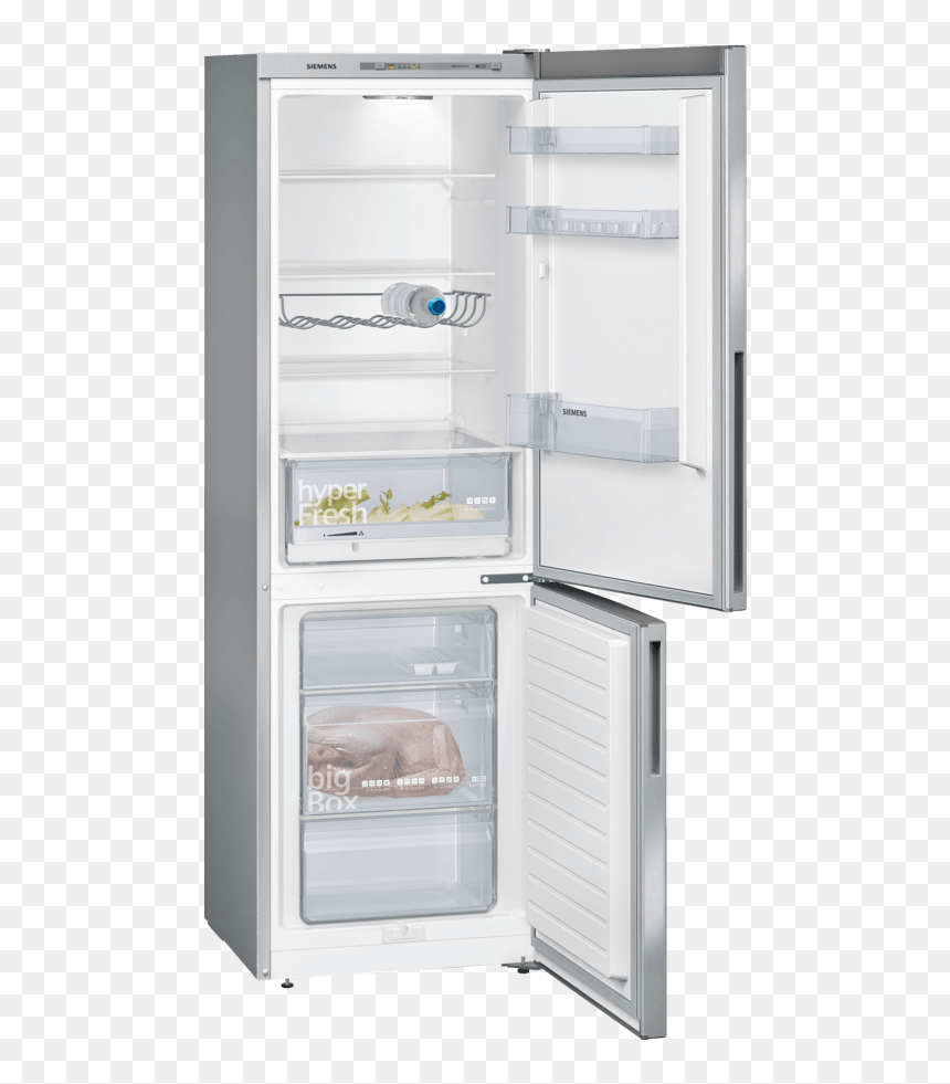 Refrigerator, HD Png Download - fridge freezer png