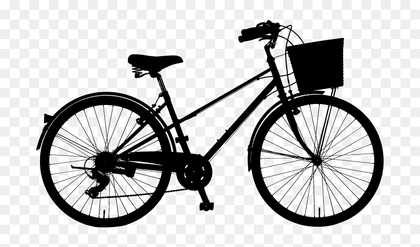Bicycle Cycling Silhouette Clip Art - Bicycle Silhouette Png, Transparent Png - bullet bike png images