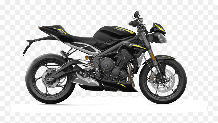 Triumph Street Triple Rs 2019 Black, HD Png Download - bullet bike png images