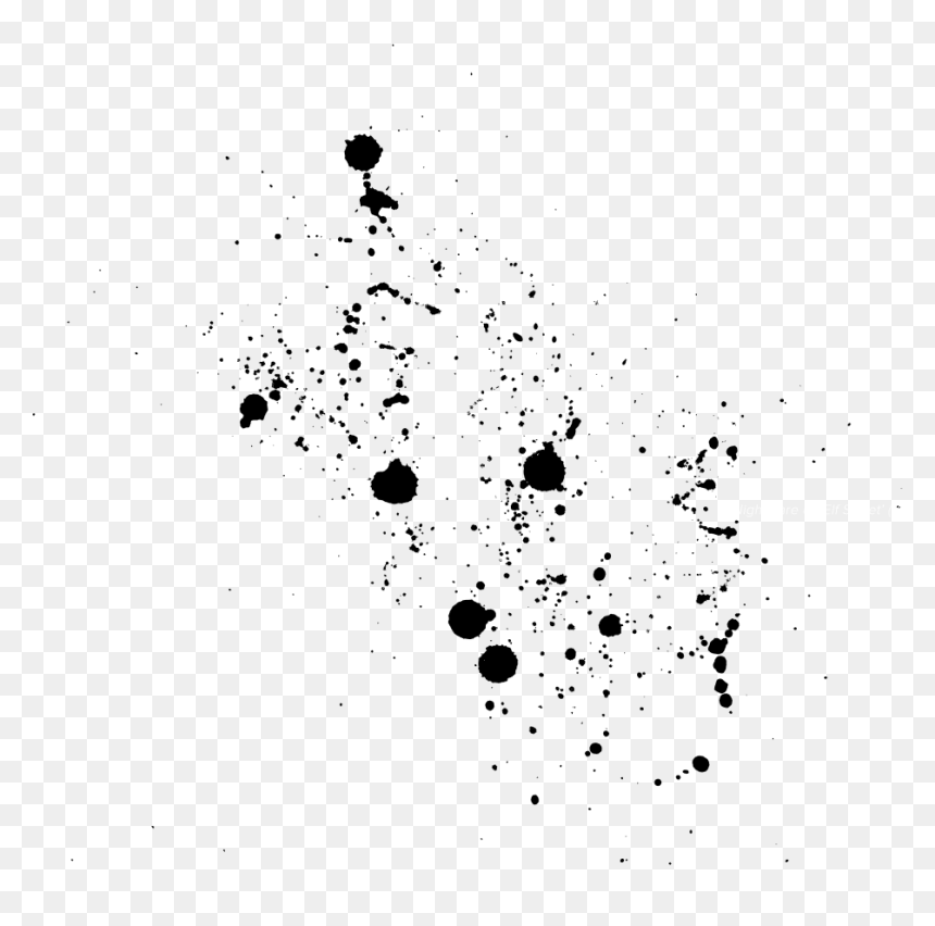 Black And White Monochrome Color - White Colour Splash Png, Transparent Png - black color splash png
