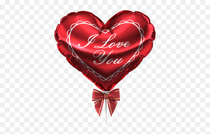 Balloon Heart 3d Model, HD Png Download - 3d heart symbol png