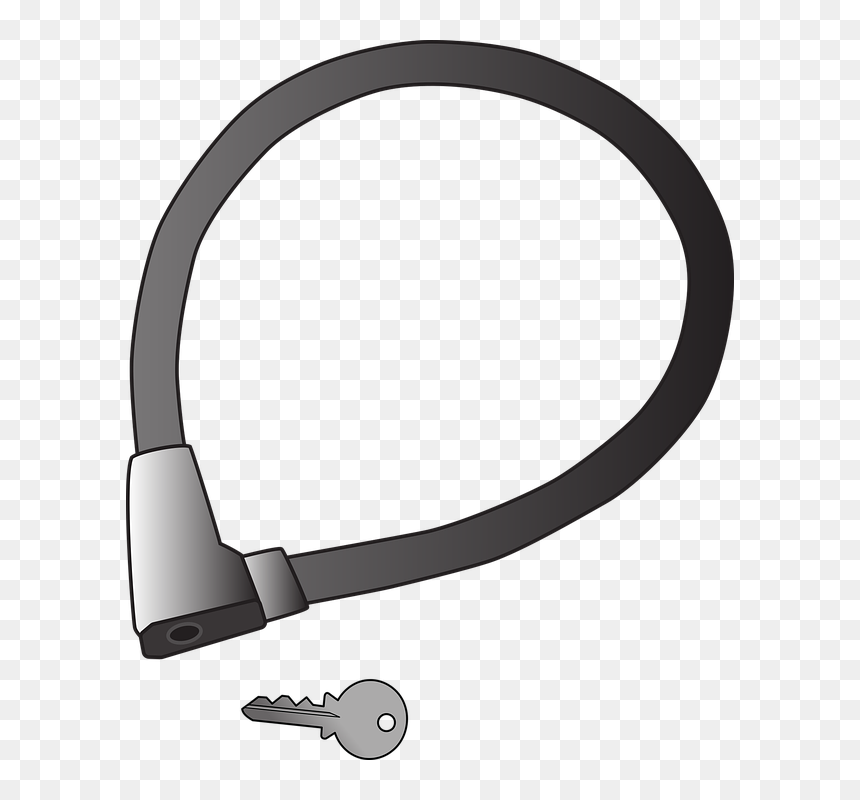 Lock, Bike, Bicycle, Security, Key - Jucărie Cheie La Bicicletă, HD Png Download - bike key png