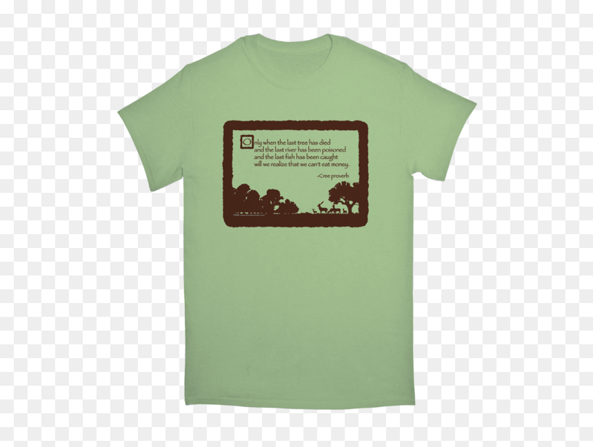 Last Tree Tshirt - Only When The Last Tree, HD Png Download - indian money tree png