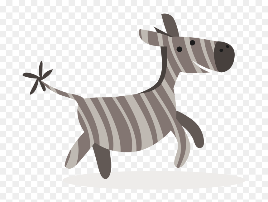 Zipping Zebra - Zebra Flat Png, Transparent Png - zebra png images