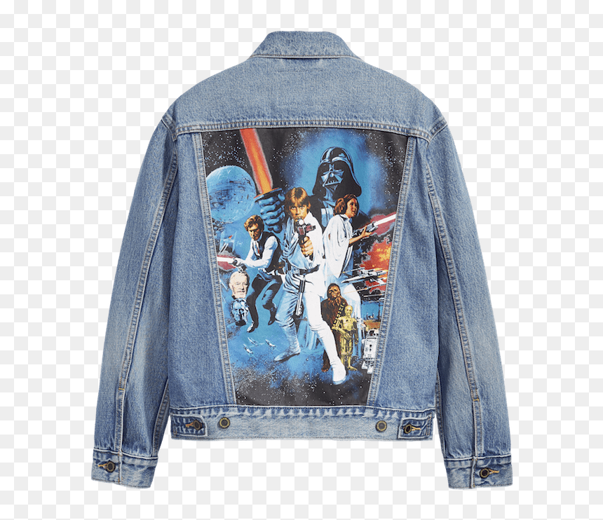 Levi"s X Star Wars - Star Wars Levis Denim Jacket, HD Png Download - men jeans png