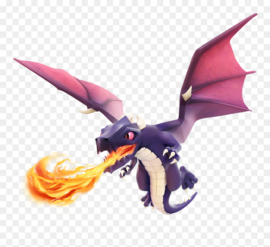 Clash Of Clash Dragon, HD Png Download - clash of clan png
