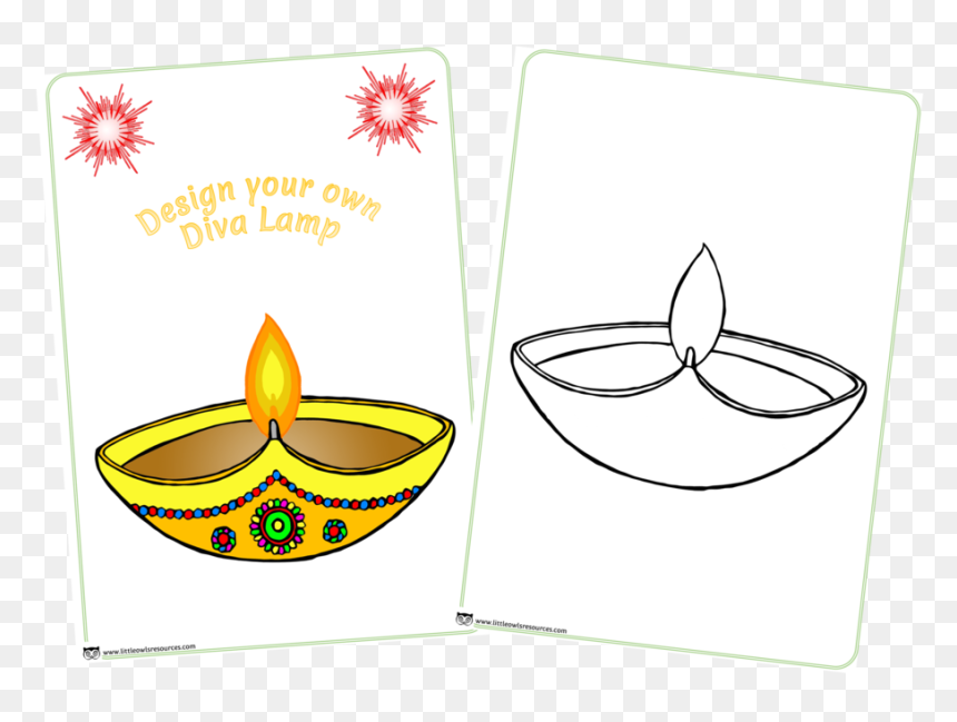 Designdivalampcover, HD Png Download - diwali designs png
