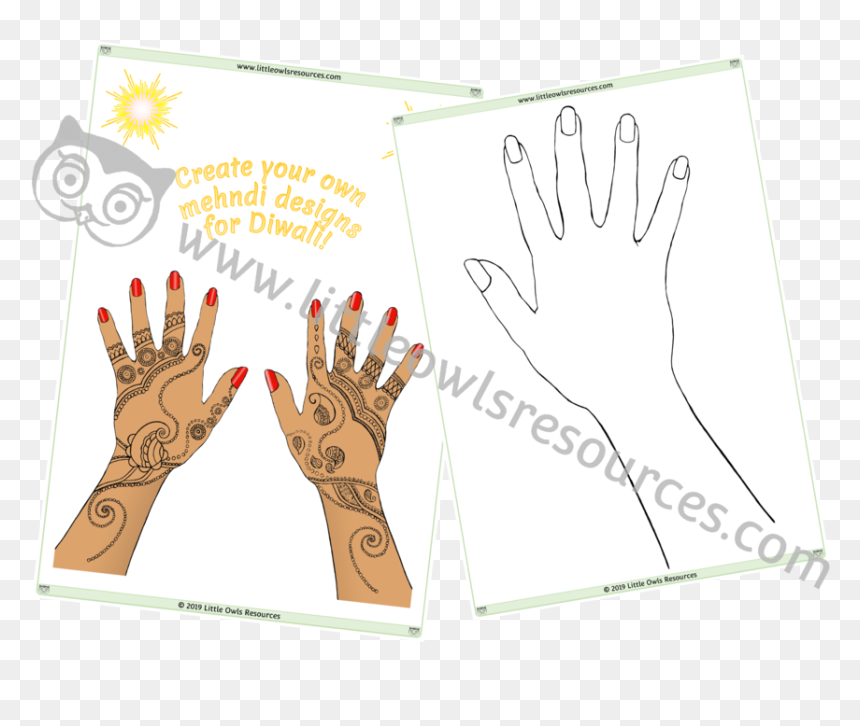 Create Your Own Mehndi Designs, HD Png Download - diwali designs png