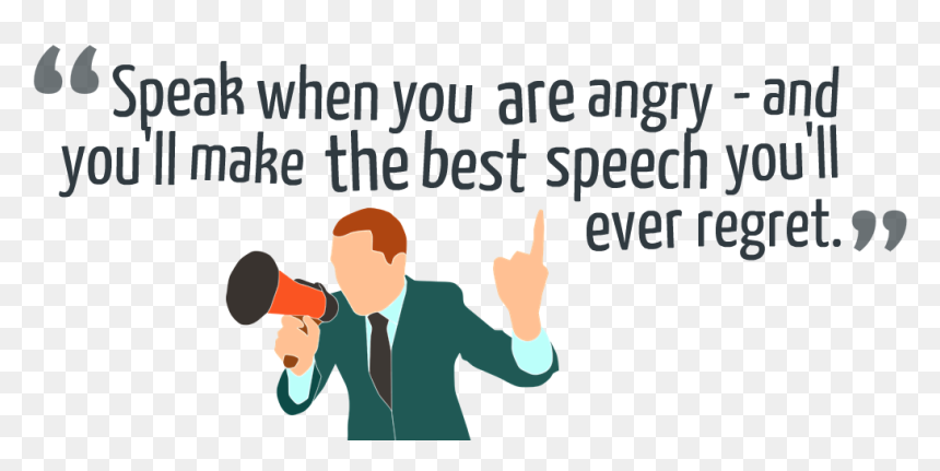 Anger Quotes Free Png Image - Waving, Transparent Png - best quotes png